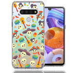 LG K51 Day of the Dead Design Double Layer Phone Case Cover