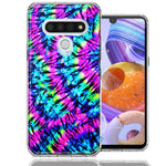 LG Stylo 6 Hippie Tie Dye Design Double Layer Phone Case Cover
