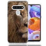 LG Stylo 6 Lion Face Nosed Design Double Layer Phone Case Cover