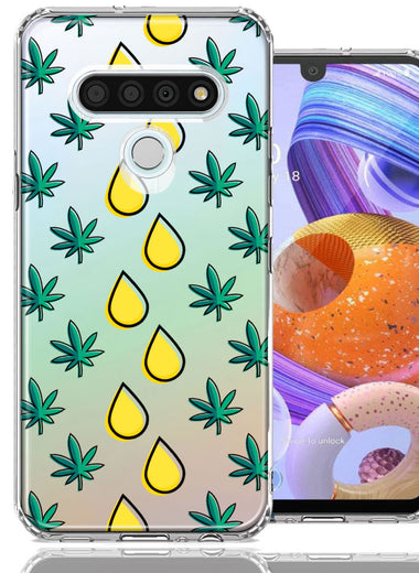 LG K51 Medicinal Drip Design Double Layer Phone Case Cover