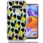 LG Stylo 6 Tropical Bananas Design Double Layer Phone Case Cover