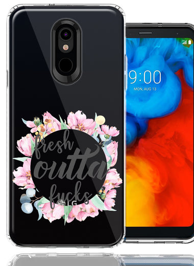 LG Aristo 2/3/K8 Fresh Outta Fs Design Double Layer Phone Case Cover