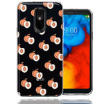 LG Stylo 5 Polka Dot Peaches Design Double Layer Phone Case Cover