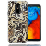 LG Aristo 2/3/Zone 4/Fortune 2/Risio 3/Tribute Dynasty/Empire Snake Abstract Design Double Layer Phone Case Cover