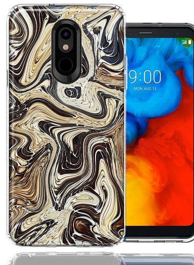 LG Stylo 4 Snake Abstract Design Double Layer Phone Case Cover