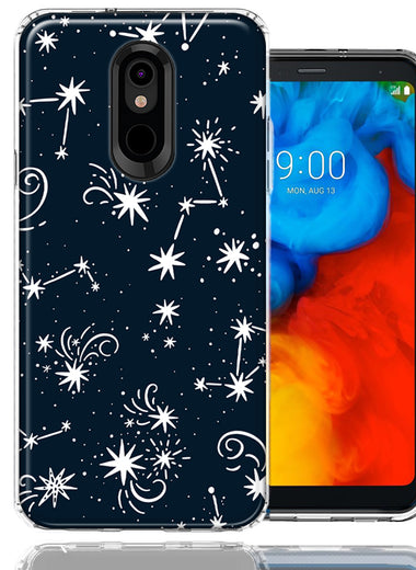 LG Stylo 4 Stargazing Design Double Layer Phone Case Cover