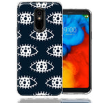 LG Stylo 4 Starry Evil Eyes Design Double Layer Phone Case Cover