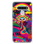 LG Stylo 6 Psychedelic Trippy Hippie Night Walk Hybrid Protective Phone Case Cover