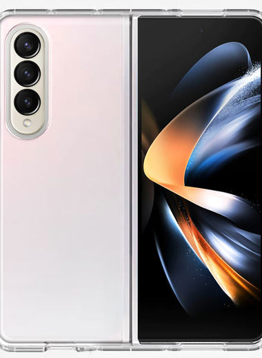 Samsung Galaxy Z Fold 4 Clear Shockproof Heavy Duty Double Layer Dual Hybrid Protective Phone Case Cover